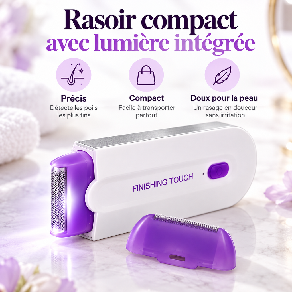 Rasoir Électrique Corps & Visage avec Détecteur Laser Intégré