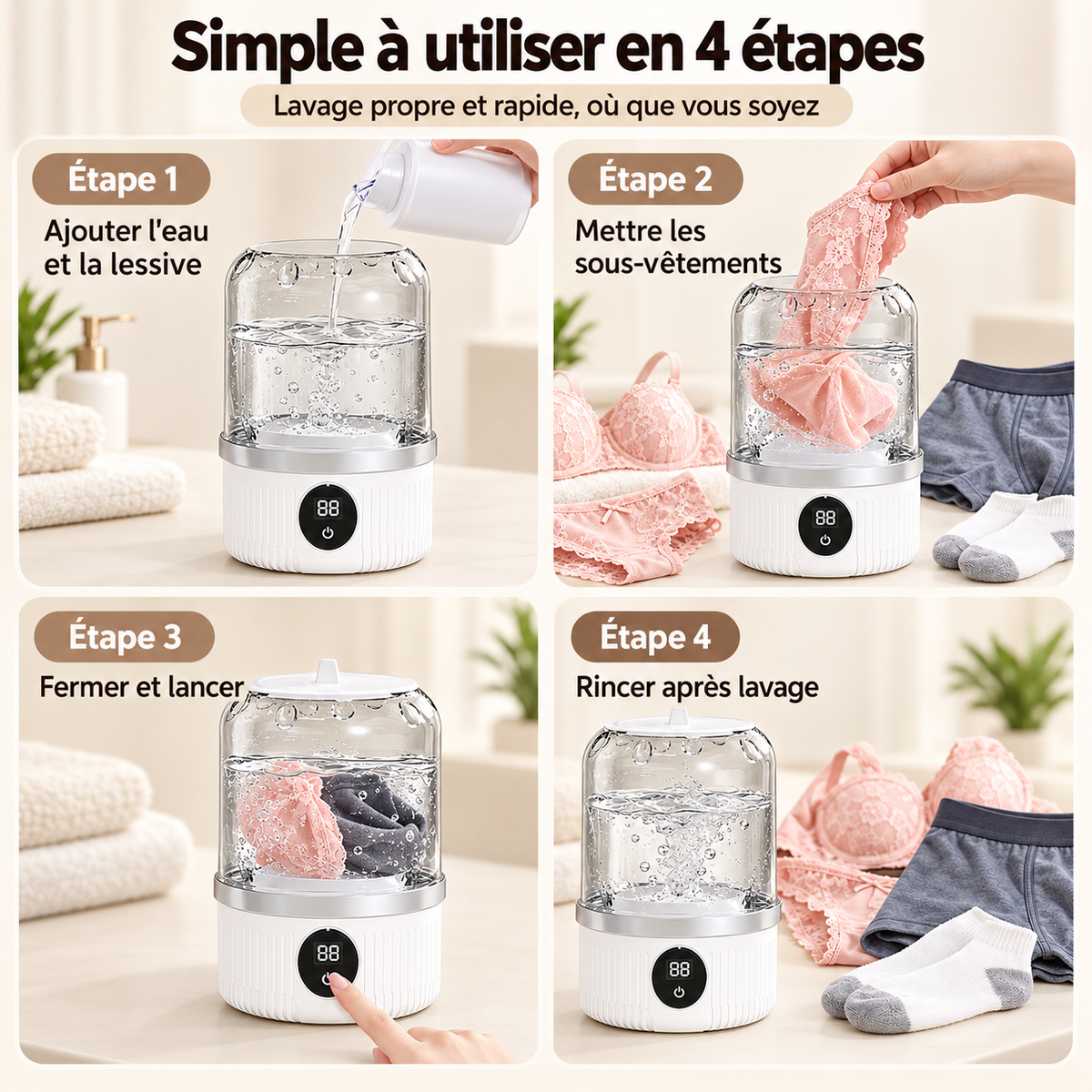 Mini Machine à Laver
