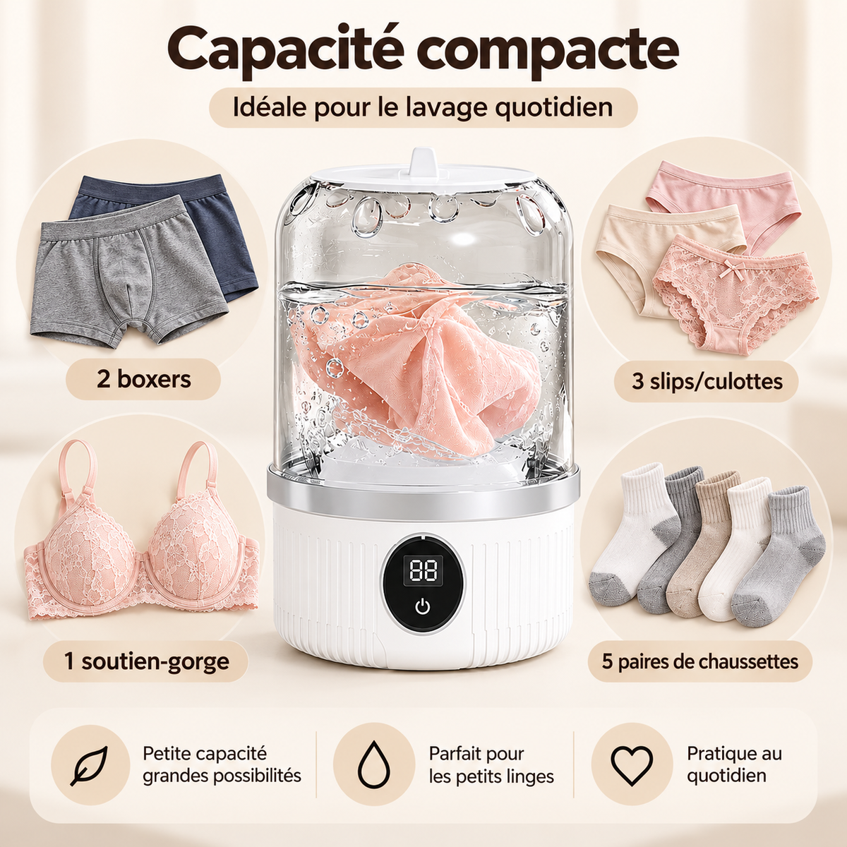 Mini Machine à Laver