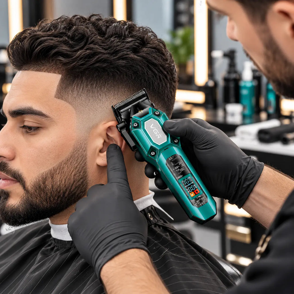 VGR-600 – Tondeuse Professionnelle Rechargeable pour Cheveux & Barbe