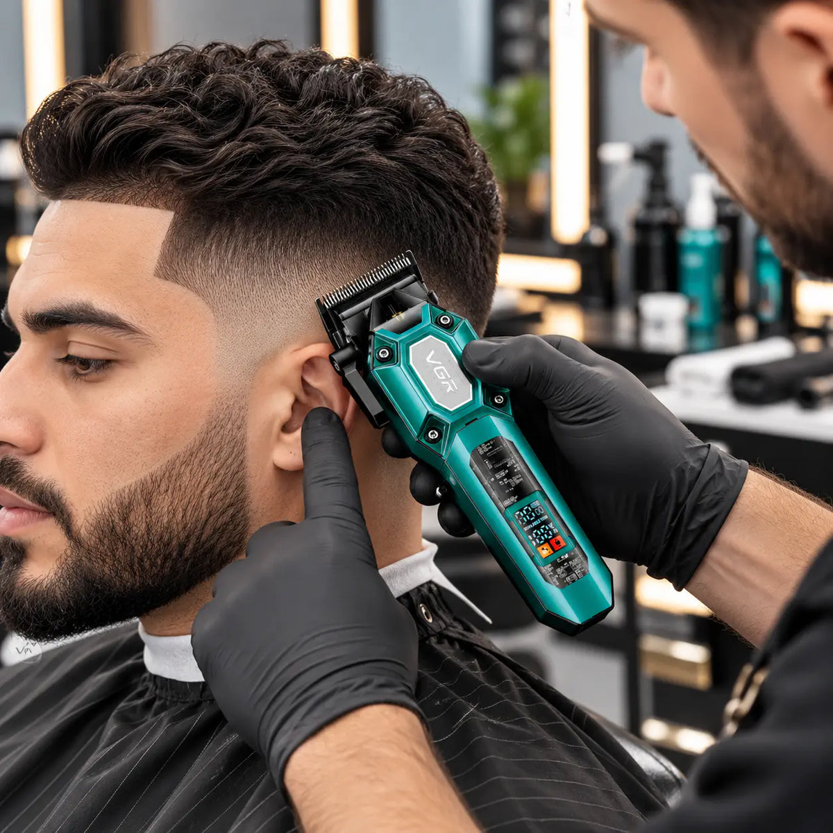 VGR-600 – Tondeuse Professionnelle Rechargeable pour Cheveux & Barbe
